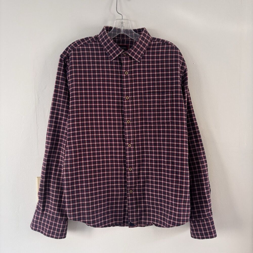 UNTUCKit Men’s M Long Sleeve Button Down Shirt Plaid Check Medium